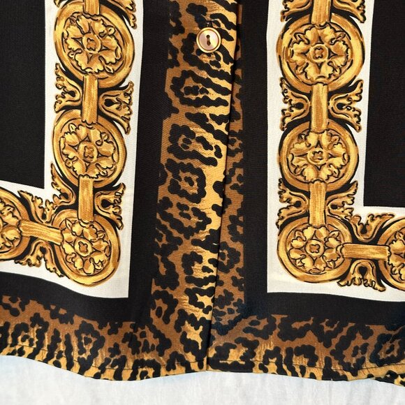 Spenser Jeremy Petites Animal Print Blouse - Picture 6 of 14